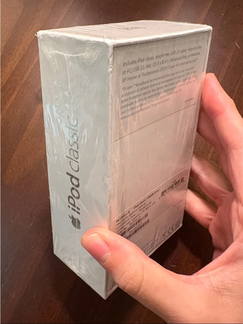 FACTORY SEALED Apple iPod Classic 160GB Silver 7th Gen MC293LL/A RARE